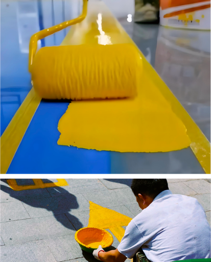 Thermoplastic Road Marking Paint Heating Process